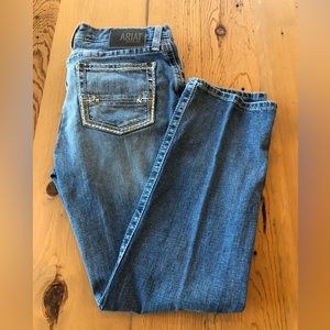 Ariat boot cut jeans.